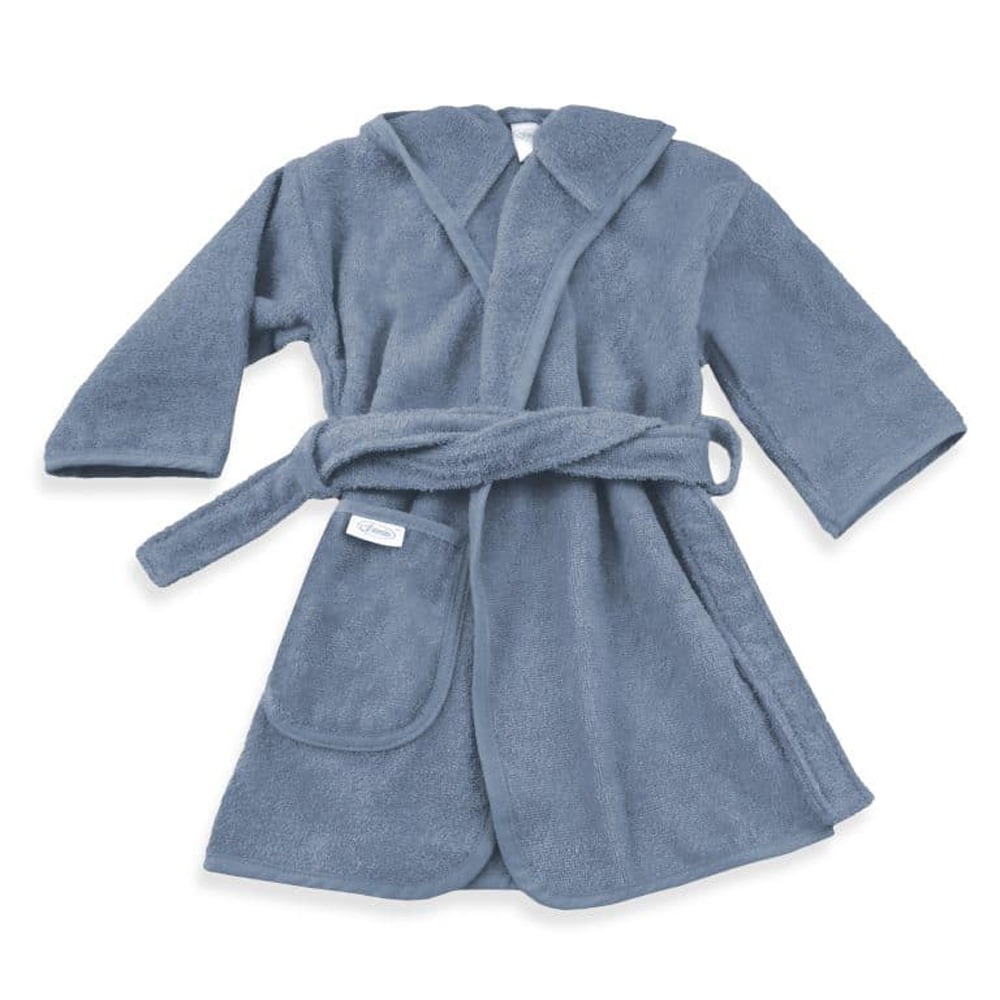 Badjas | 0-12mnd | Grey/Blue