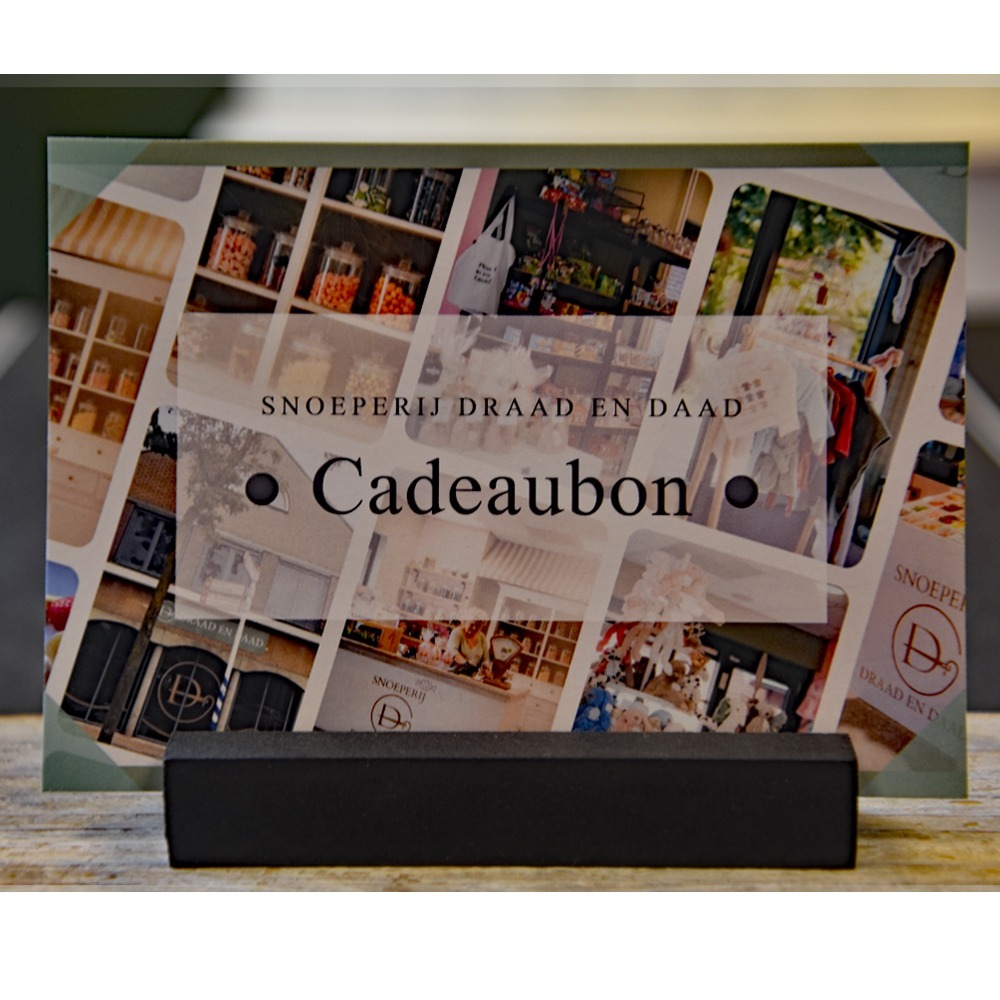 Cadeaubon Draad en Daad