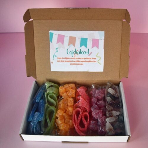 Gefeliciteerd | 6 standaard zakjes | Zuur