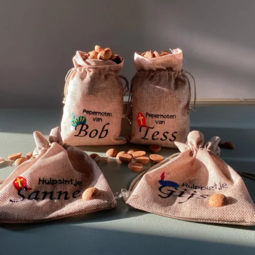 Pepernotenzakjes met naam