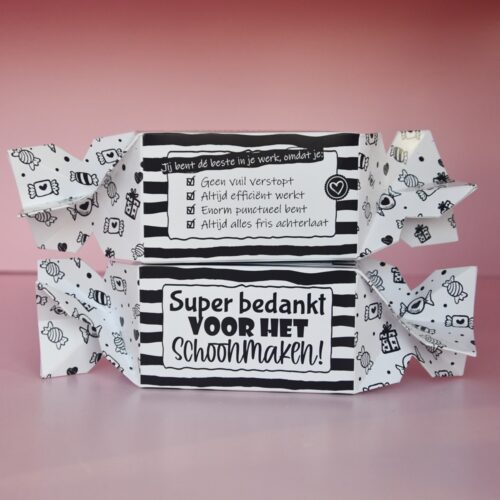 Snoepwikkel | Schoonmaken