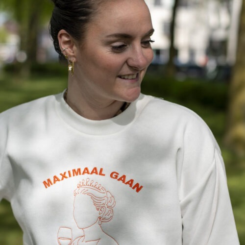 Maximaal Gaan - geborduurd